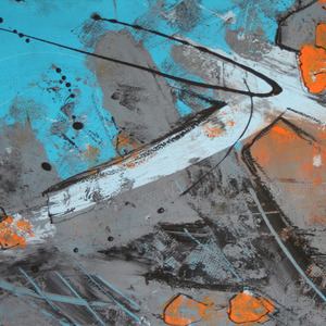 up and down, 50x35, 2008, Acryl auf Papier