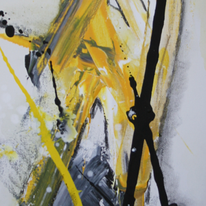Gegensätze, 30x80, 2010, Acryl auf Leinwand