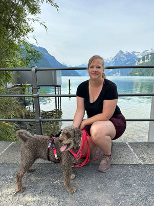 meine Lagöttin "Jura", Mantrail (Personensuche) ist unsere Leidenschaft