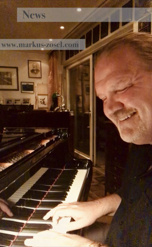 The picture above shows Markus Zosel at the grand piano at his home in the mountains