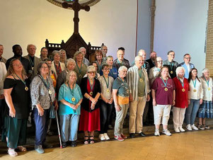 Gewürdigte Ehrenamtliche in der Kirche