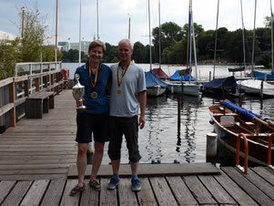 1. Platz Claudia Gerwin, Alfred Pütz (Beiersdorf)