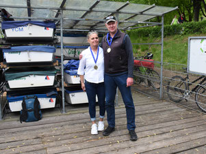 1. Platz Bianca Dyckhoff und Bernd Sievers