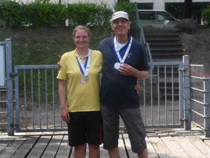 2. Platz Heiner Bertram und Julia-Sophie Jürgensen