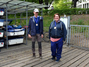 3. Platz Yvonne Mejcher und Jiri Andress