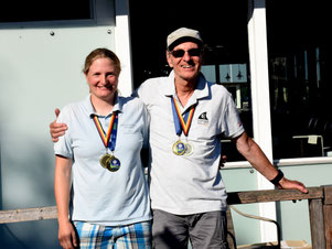 1. Platz Heiner Bertram und Julia-Sophie Jürgensen (LSV)