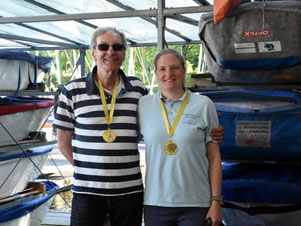 1. Platz Heiner Bertram und Julia-Sophie Jürgensen