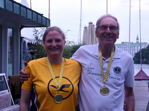 1. Platz: Heiner Bertram und Julia-Sophie Jürgensen