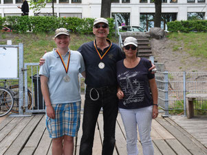 2. Platz Heiner Bertram und Julia-Sophie Jürgensen, Lufthansa Sportverein (Alexandra Junker, BSV)