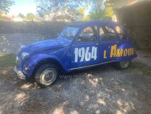 2CV-Lettres peintes