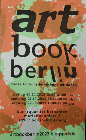 Einladungkarte artbookBerlin 2023