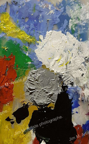 Photo d'une de mes palette de peinture. No2