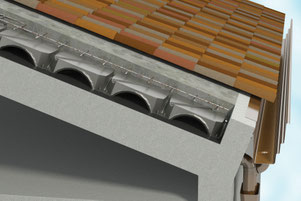 Klimadach, Isolierdaach, Dachkühling, Gebäudekühlung, Betonkernaktivierung, Deckenkühlung, isoliert im Winter, Dachisolierung, Dachschutz