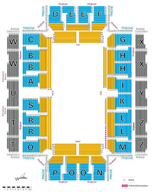 GETEC Arena Magdeburg Saalplan