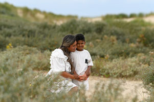 Familie fotoshoot strand