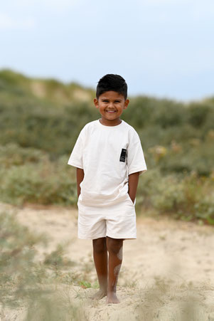 Familie fotoshoot strand