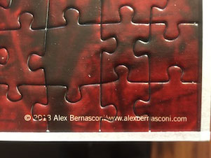 Puzzle mit Artglass / Staubdicht abgeklebt (Päckli)