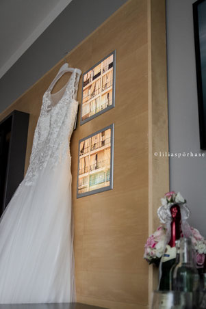 Brautkleid, le meridien hotel, Hamburg, liliaspoerhase, Hochzeit