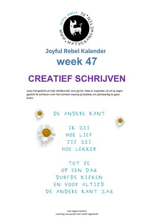 Van passief naar actief veganisme in 56 weken