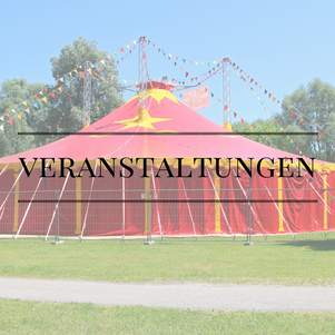 Rotes Zirkuszelt