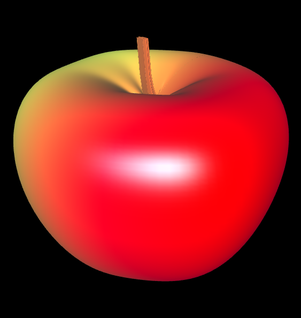 3D Apfel aus Parameterflächen