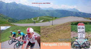 Au loin, on voit le sommet du col d'Azet... Pas bon pour mon moral !