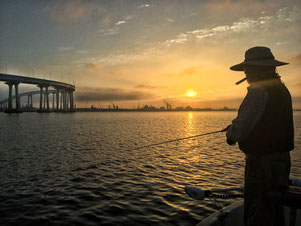 Sunrise just south of Coronado Bridge