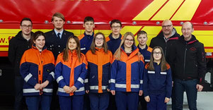 Die Jugendfeuerwehren aus Kloster Sulz und Wörnitz