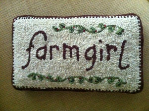 Farmgirl pillow