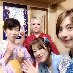 「夏の夜の夢」共演者と私、天貝観姫。