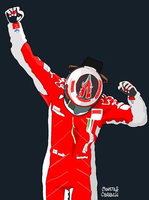 Kimi Räikkönen by Muneta & Cerracín