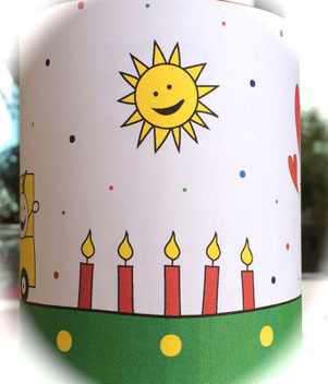 Henkelbecher, Geburtstagstassen, bunte Kaffeebecher, Becher, Mugs, Tassen, Tasse, große Tassen, Teebecher, mytassenland UKo-Art