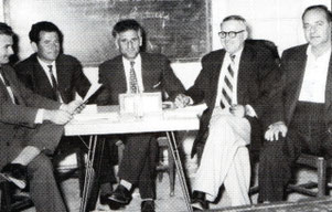 The first Executive Committee of the Association 1959- 1951