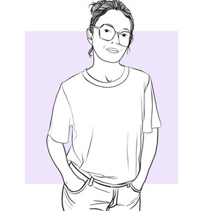 T-shirt Luz Melle création dessin fabriqué en france