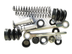 Reparatursatz Hauptbremszylinder und Kupplungsgeberzylinder GAZ 21 Wolga. Repair kit brake master cylinder GAS M21 Volga. Полный ремкомплект главного цилиндра тормоза / сцепления (ГТЦ) GAZ-21 Wolga.