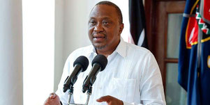Il Presidente del Kenya Uhuru Kenyatta