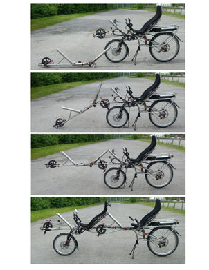 Liegerad Tandem und Liegerad Umbau