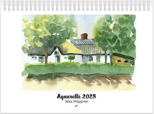 Aquarelle von Max Höppner