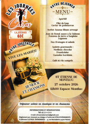 Ouvert à tous. Sur réservation directement à CITRUS ou auprès de DANSER A LA PLAINE