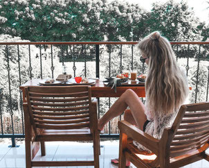 Bali Outdoor Breakfast