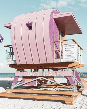 Lifeguard Tower in Miami Beach