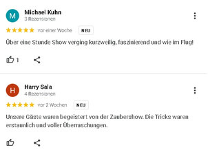Zauberer in Stuttgart buchen zur Weihnachtsfeier TOP