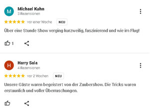 Zauberer Rottweil buchen zur Weihnachtsfeier TOP