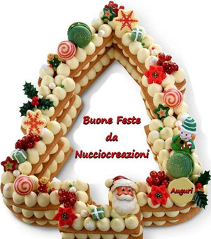 Buone feste da Nucciocreazioni articoli per il cake design ed eventi 