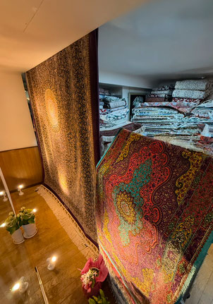 QUM silk 6㎡ Aboulghasem Jeddi 工房 　チャラクサイズはPARSA工房