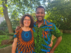 Eva Buckman und Thabang Mokoena