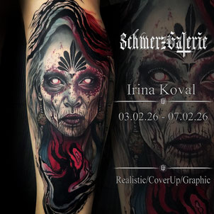 schmerzgalerie tattoo bad oeynhausen fineline dotwork blumen mandala girly irina koval