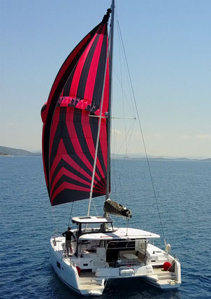 catamaran Lagoon 42, sailing offshore, offshore sailing, sailing practice, sailing journey, sailing holiday, night sailing