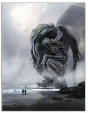Cthulhu in the mist by Nathan Rosario