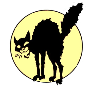 IWW. Industrial Workers of the World union wildcat logo.